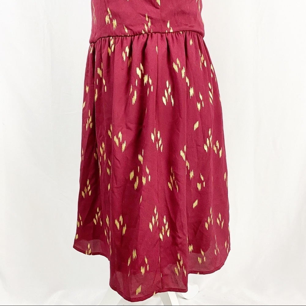 EVERLY Fit Flare Sleeveless Dress Sz L ZIP Up Back - Picture 6 of 10